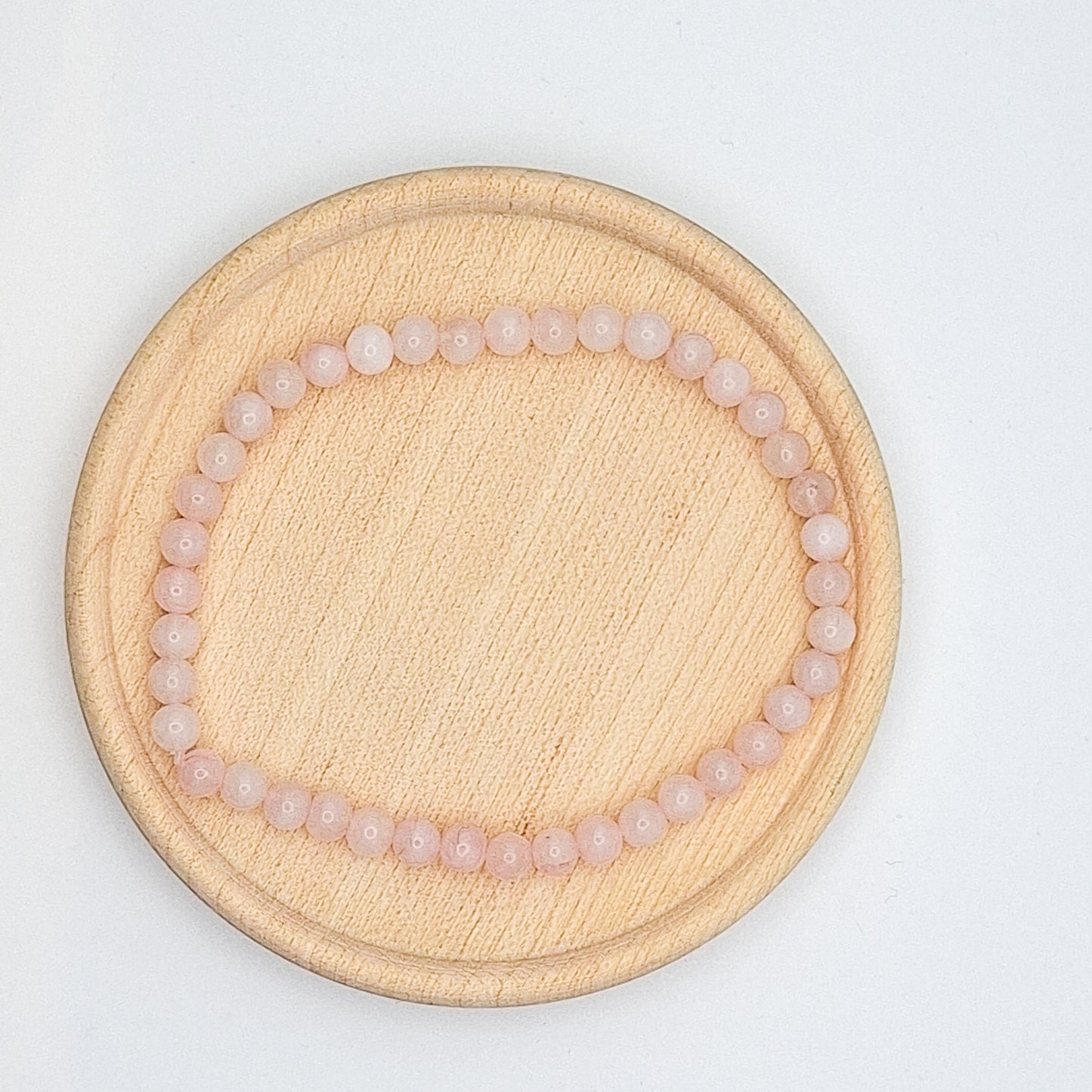Simple gemstone bracelet 4mm