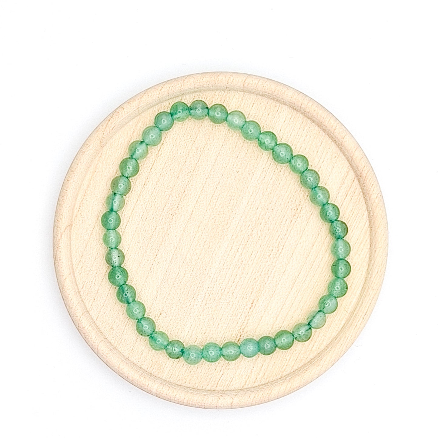 Simple gemstone bracelet 4mm