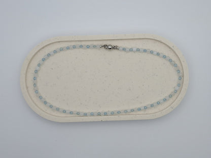Schlichte Edelsteinkette
